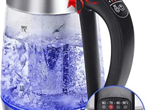 Aigostar Electric Kettle Temperature Control & Tea Infuser 1.7L