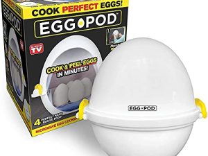 Eggpod by Emson Egg Cooker Wireless Microwave Hardboiled Egg Maker