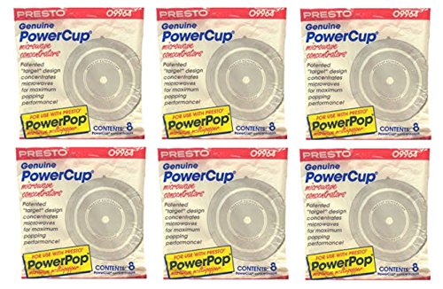 Presto 09964 Microwave Power Pop Powercup Popcorn Concentrator Cup - 48 Pack Presto 09964 Microwave Power Pop Powercup Popcorn Concentrator Cup - 48 Pack