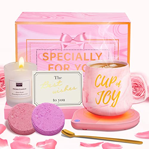 Coffee Mug Warmer for Desk with Auto Shut Off - Coffee Warmer Relaxing Spa Gift Box Set Happy Birthday Gifts for Women Coffee Mug Warmer for Desk with Auto Shut Off - Coffee Warmer Relaxing Spa Gift Box Set Happy Birthday Gifts for Women