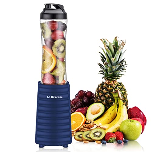 La Reveuse Smoothies Blender 300 Watt with 18 oz BPA Free Portable Travel Sports Bottle (Navy) La Reveuse Smoothies Blender 300 Watt with 18 oz BPA Free Portable Travel Sports Bottle (Navy)